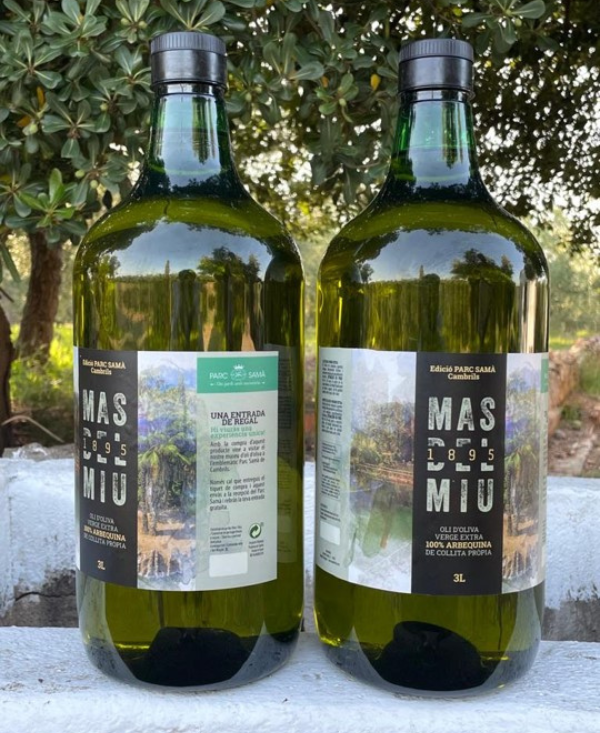 Oli d'oliva verge extra doble magnum 3L | Mas del Miu
